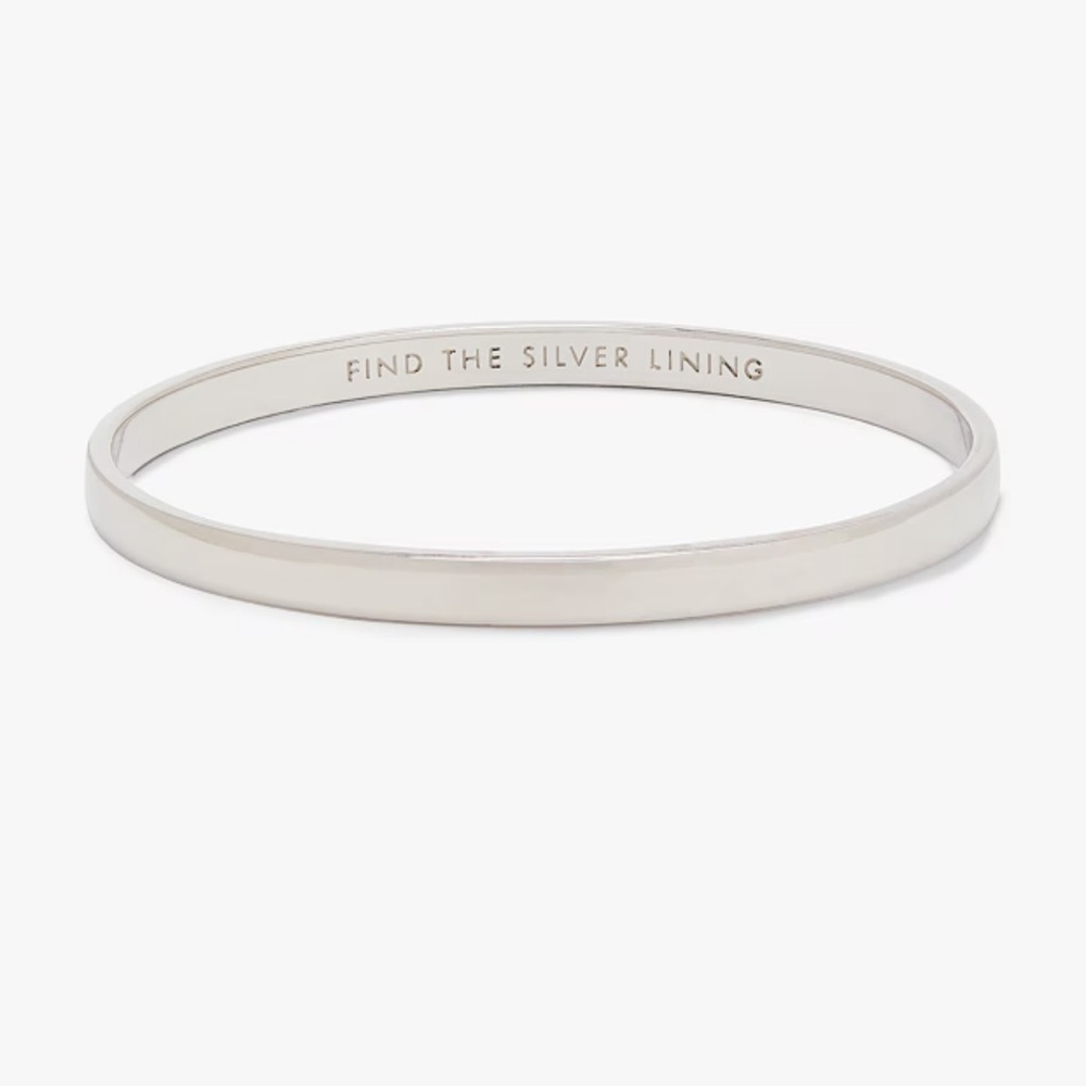 kate spade silver bangle bracelet
